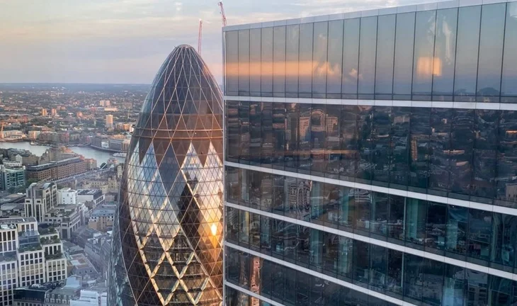 City of London dawn