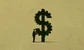 a dollar sign like a cog